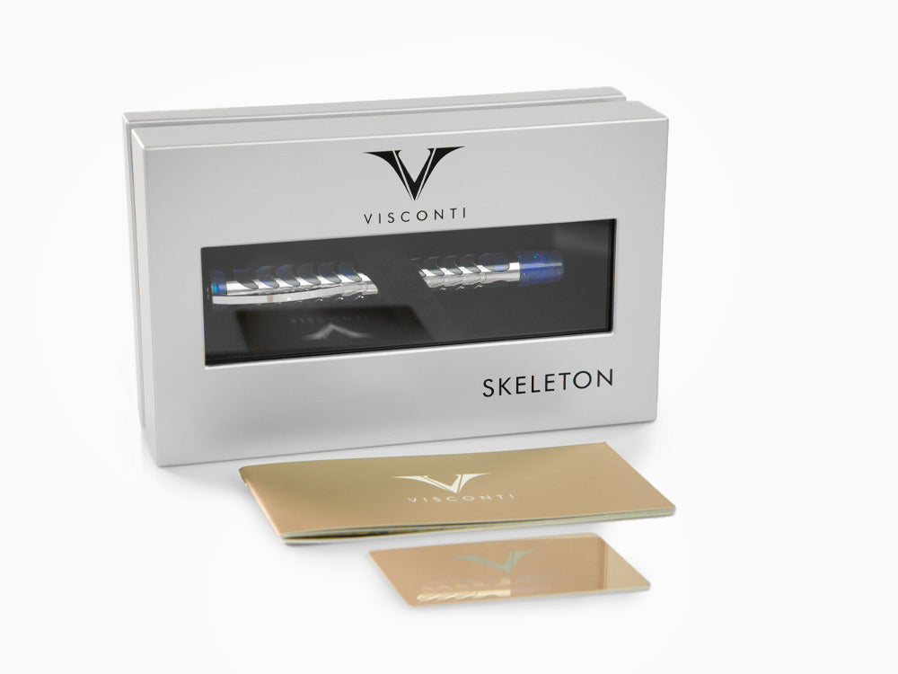 Pluma Estilográfica Visconti Skeleton, Edición Limitada, KP43-02-FP