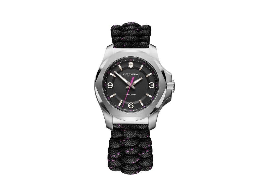 Reloj de Cuarzo Victorinox I.N.O.X. Ladies, Negro, 37mm, Paracord, V241918