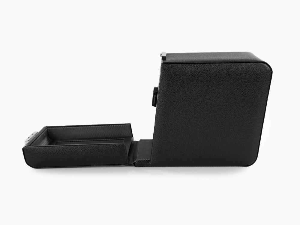 Rotor de relojes WOLF Viceroy, 1 Reloj, Negro, Piel Vegana, 456002