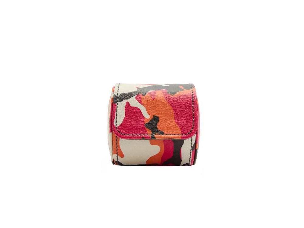 Estuche de relojes WOLF Elements Fire, 1 Reloj, Rojo, Piel Vegana, 665372