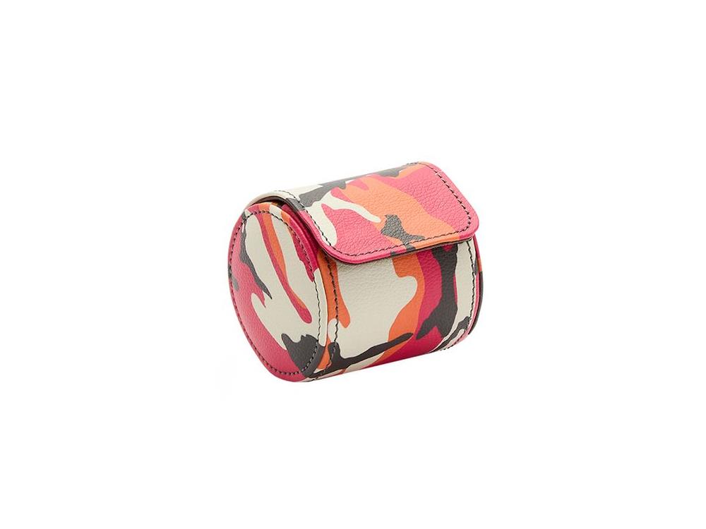 Estuche de relojes WOLF Elements Fire, 1 Reloj, Rojo, Piel Vegana, 665372