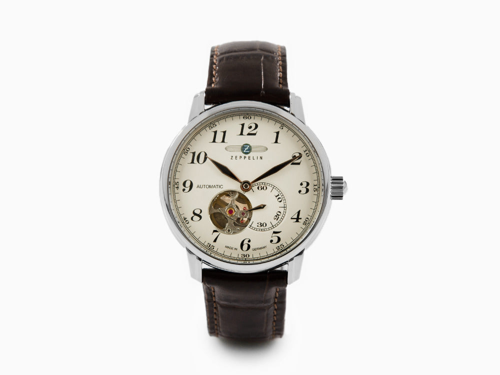 Reloj Automático Zeppelin LZ 127 Graf Zeppelin, Beige, 40 mm, 7666-5