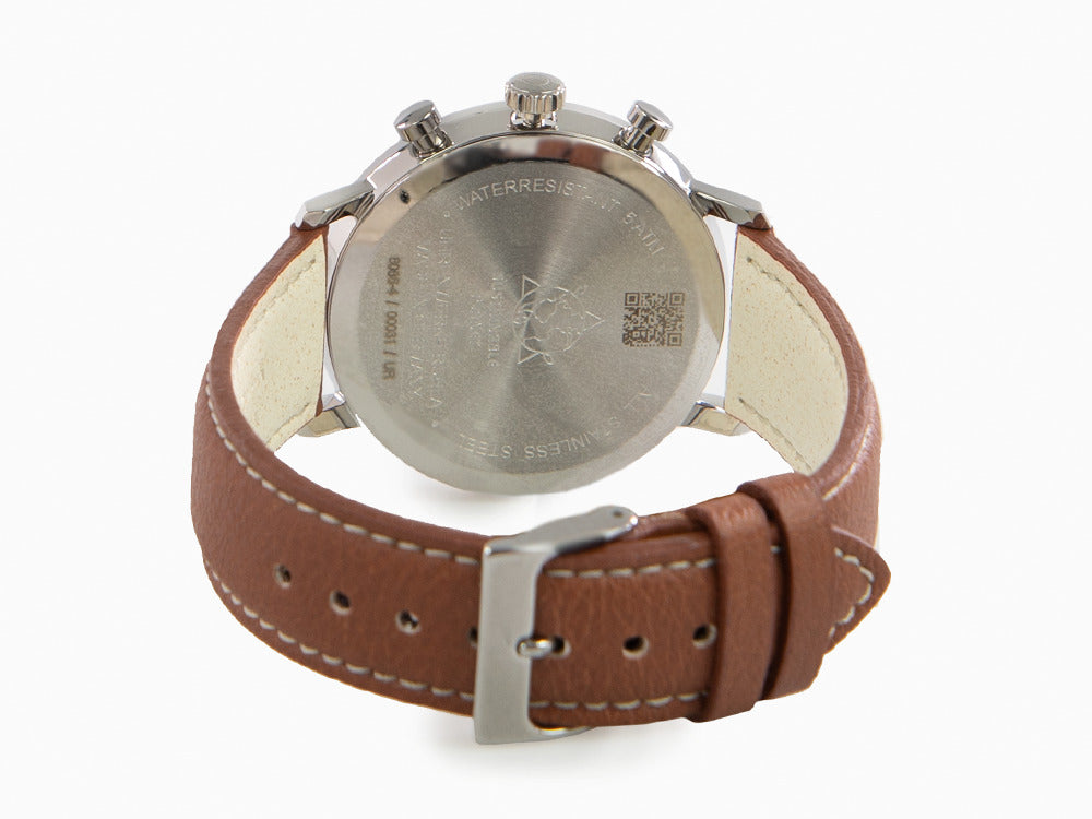 Reloj de Cuarzo Zeppelin LZ 129 Hindenburg, Verde, 41 mm, Día, Piel, 8086-4n