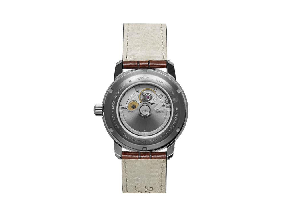 Reloj Automático Zeppelin Friedrichshafen, Blanco, 42 mm, Día, 8590-1