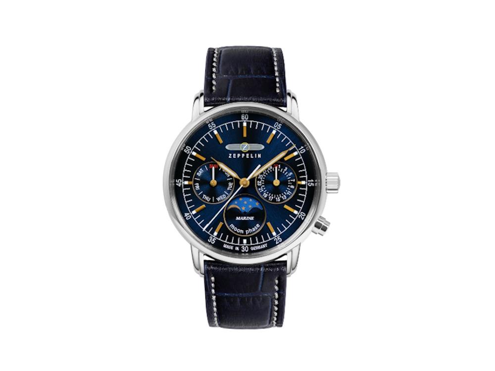 Reloj de Cuarzo Zeppelin LZ14 Marine, Azul, 36 mm, 8635-3