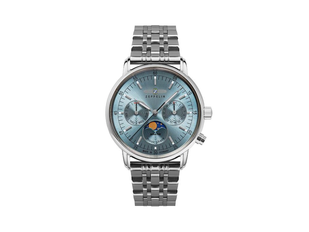 Reloj de Cuarzo Zeppelin LZ14 Marine, Azul, 36 mm, 8637M-3
