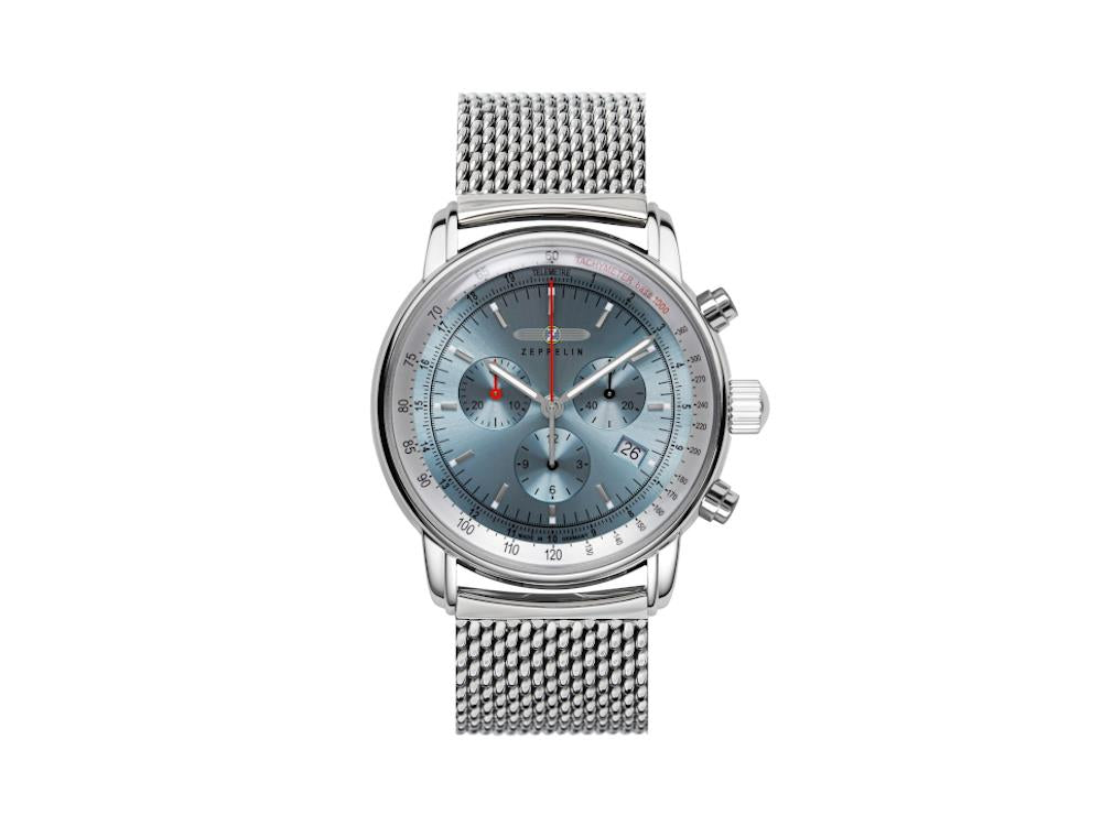 Reloj de Cuarzo Zeppelin LZ14 Marine, Azul, 42 mm, 8886M-3