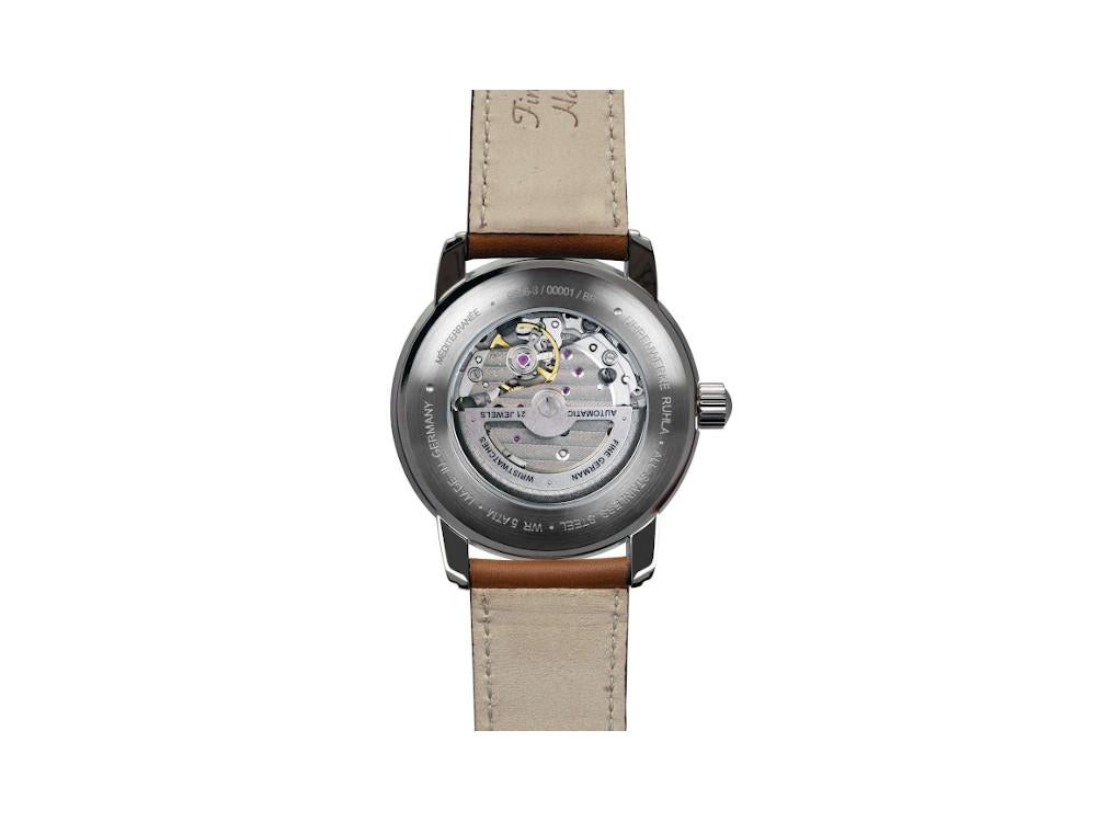 Reloj Automático Zeppelin Méditerranée Open Heart, Azul, 40 mm, 9666-3