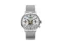 Reloj de Cuarzo Zeppelin LZ 129 Hindenburg Moonphase, 40 mm, Plata, 7036M-1