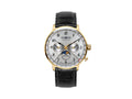 Reloj de Cuarzo Zeppelin LZ 129 Hindenburg Moonphase, PVD Oro, 40 mm, 7038-1
