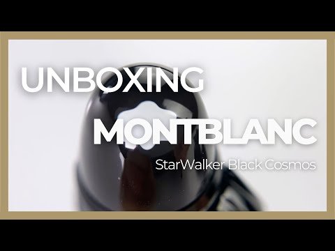 Estilográfica Montblanc StarWalker Black Cosmos, Resina, PVD, 129744