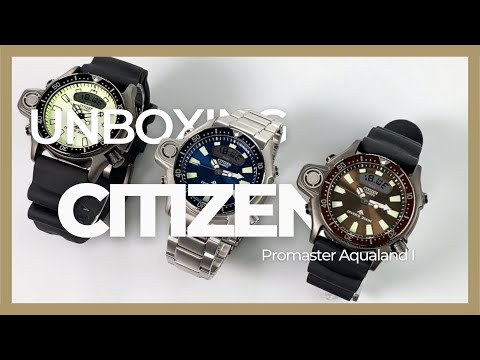 Reloj de Cuarzo Citizen Promaster Aqualand I, 50.70 mm, Azul, 20 atm, JP2000-67L