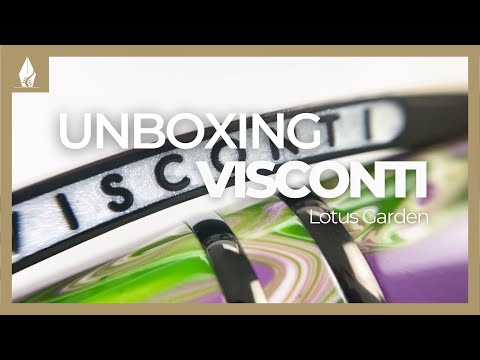 Estilográfica Visconti HS Lotus Garden, Edición Limitada, KP15-28-FP