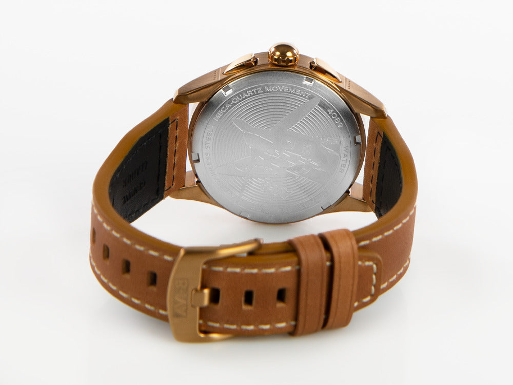 Reloj de Cuarzo AVI-8 Spitfire Lock Chronograph Bronze Green, 42 mm, AV-4089-02