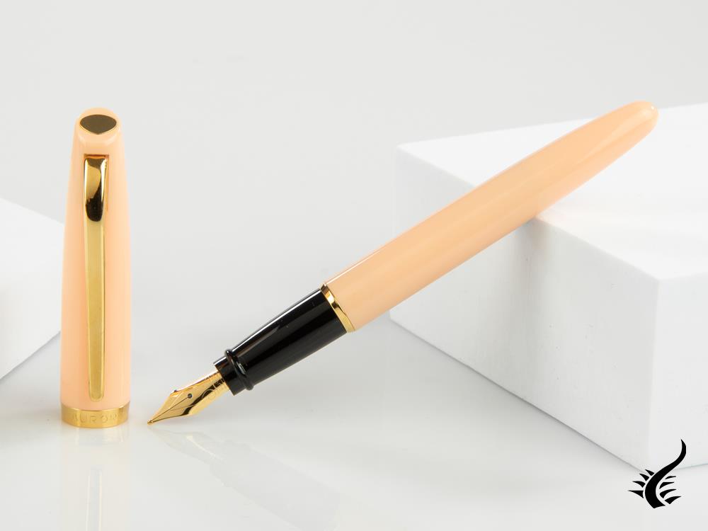 Pluma Estilográfica Aurora Style, Adornos en oro, E12QR