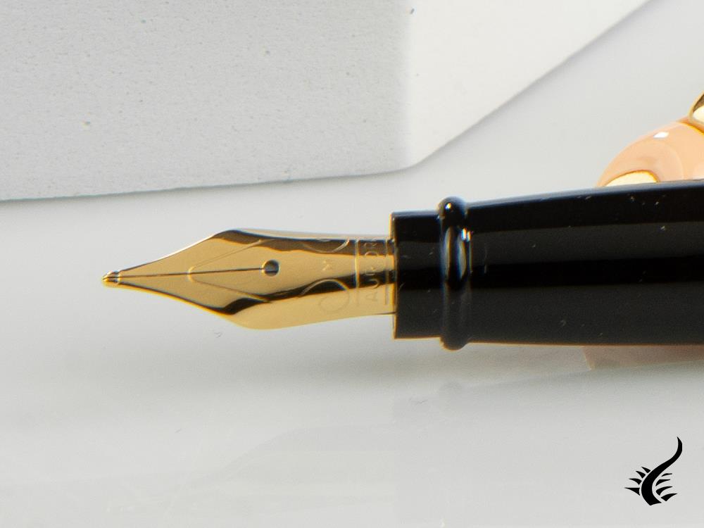 Pluma Estilográfica Aurora Style, Adornos en oro, E12QR