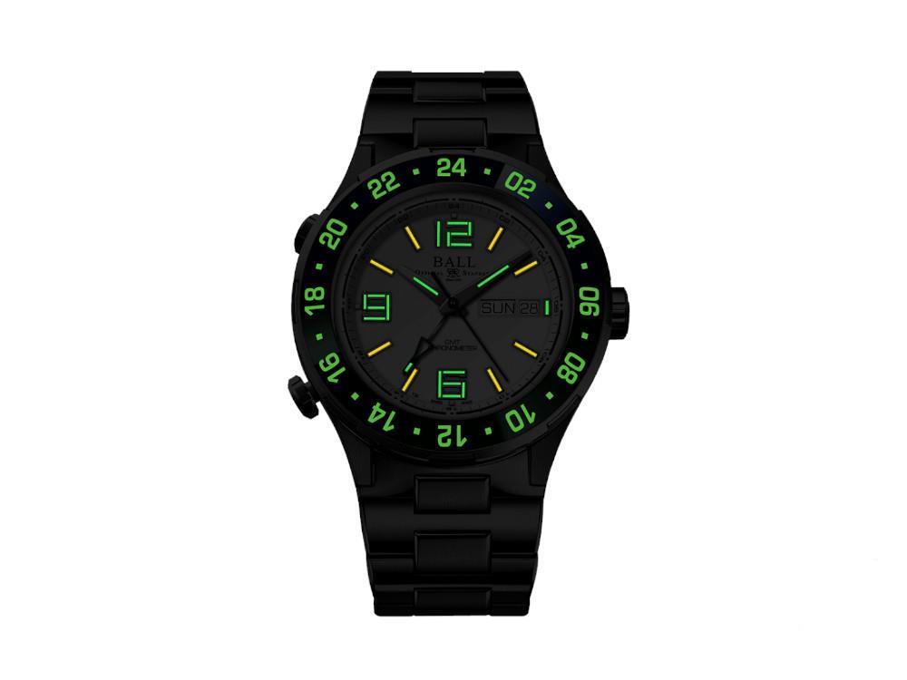 Reloj Automático Ball MARINE GMT, Blanco, 40 mm, Ed. Limitada, DG3030B-S9CJ-WH