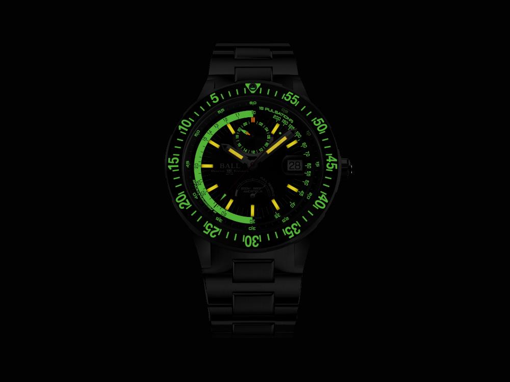 Reloj Automático Ball Roadmaster First Responder LE, Rotor-LOCK, GM3180B-S2-BK
