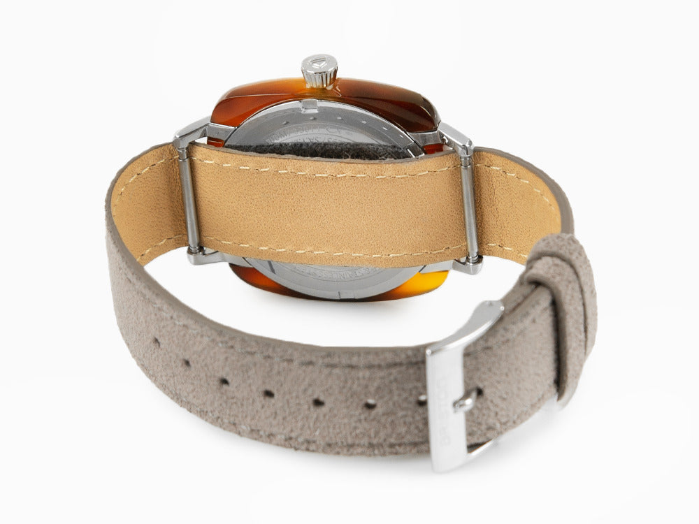 Reloj de Cuarzo Briston Clubmaster Elegant, Blanco, 37 mm, 22937.SA.T.2.LNT