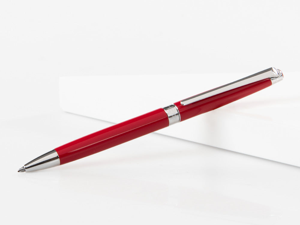 Bolígrafo Caran d´Ache Léman Slim Scarlet Red, Laca, Rodio, Rojo, 4781.770