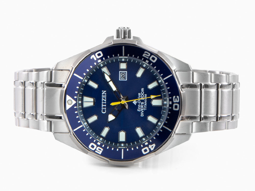 Reloj de Cuarzo Citizen Promaster, Eco Drive, 43,5mm, Azul, 20 atm, BN0201-88L