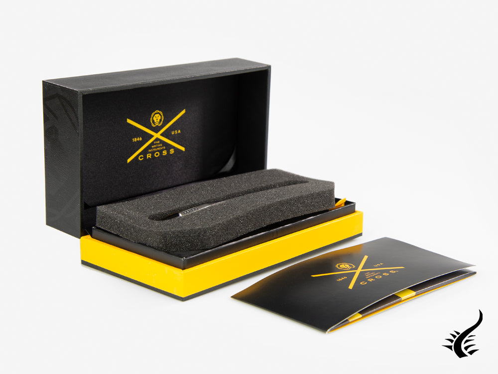 Roller Cross Peerless 125, Laca, Negro, Adornos en platino, Pulido, AT0705-1