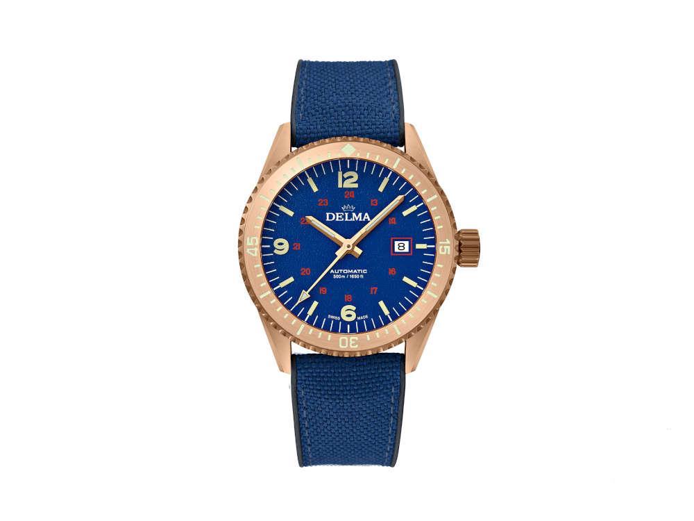 Reloj Automático Delma Cayman Bronze, 42 mm, Edición Limitada, 31601.726.6.044