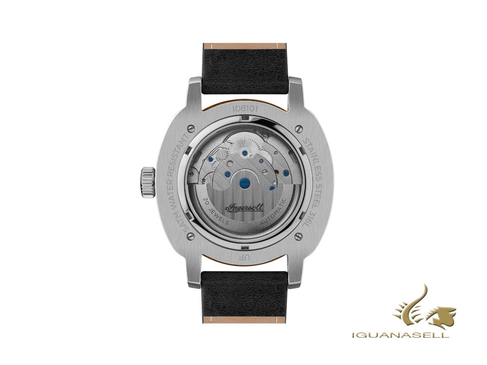 Reloj Automático Ingersoll Director, 46 mm, Oro rosa, Blanco, Piel, I08101