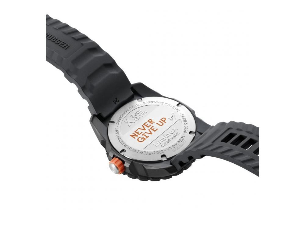 Reloj de Cuarzo Luminox Bear Grylls Survival, CARBONOX™, Negro, 43 mm, XB.3731