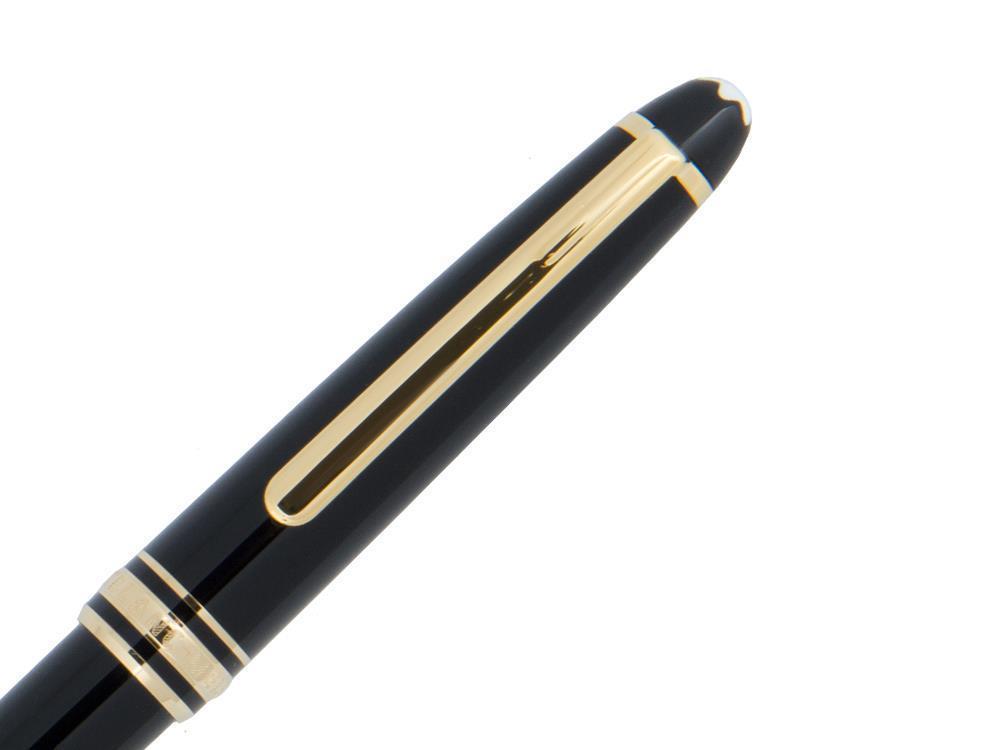 Bolígrafo Montblanc Meisterstück Classique, Adornos en oro, 132453