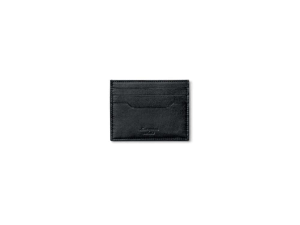 Tarjetero Card Caddy Montegrappa Signet Series, Piel, Negro, IC00CC00