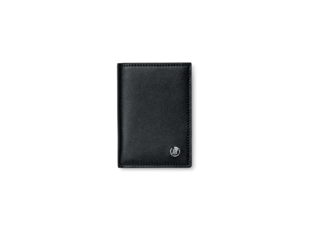 Cartera Plegable Montegrappa Signet Series, Negro, Piel, IC00HT00