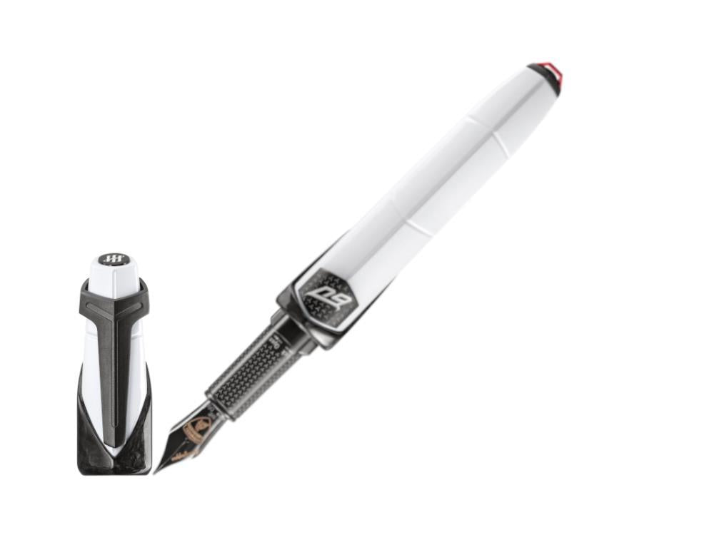 Pluma Montegrappa Automobili Lamborghini 60° Bianco Siderale, ISLAN-UW