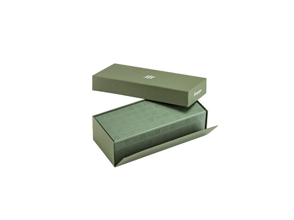 Pluma Estilográfica Montegrappa Magnifica, Acero, Negro, ISNGR-AC