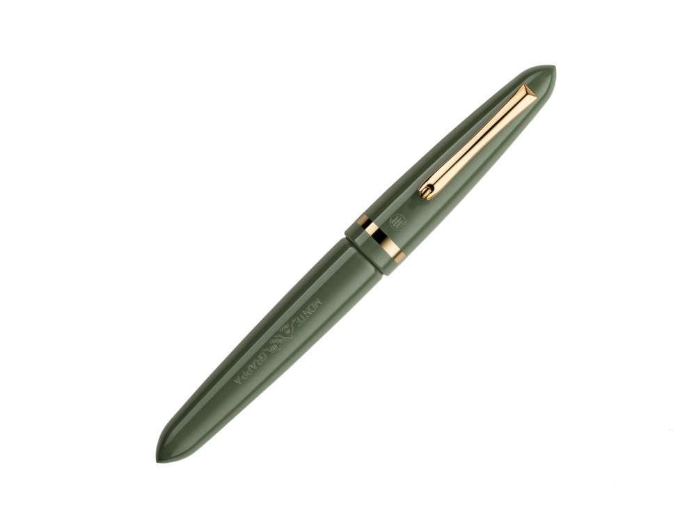 Estilográfica Montegrappa Venetia Lagoon, Verde, Acero, ISVEN-AG-2