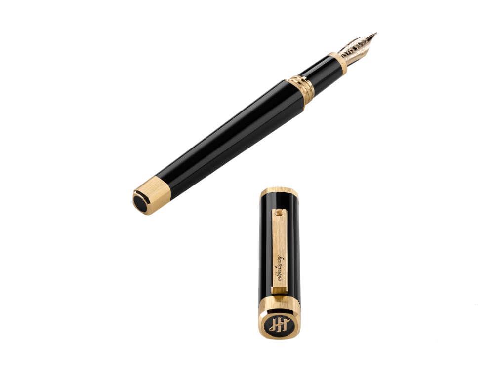 Pluma Estilográfica Montegrappa Quattro, PVD Oro, Oro 14k, ISZ4I-4Y
