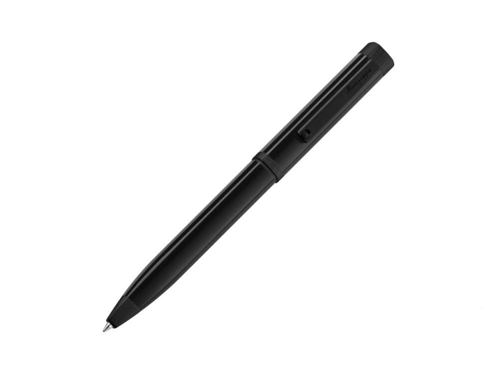 Bolígrafo Montegrappa Quattro, Resina Acrílica, Ultra Black, Negro, ISZ4IBIC