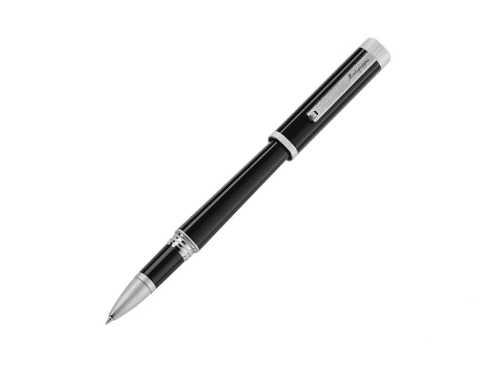 Roller Montegrappa Quattro, Resina Acrílica, Adornos en paladio, Negro, ISZ4IRIP