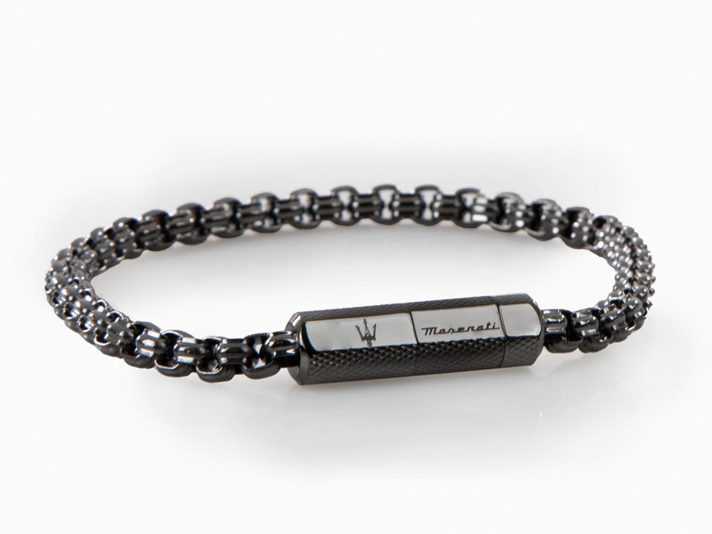 Pulsera Maserati Gioielli, Acero, Plata, PVD, JM223ATK23