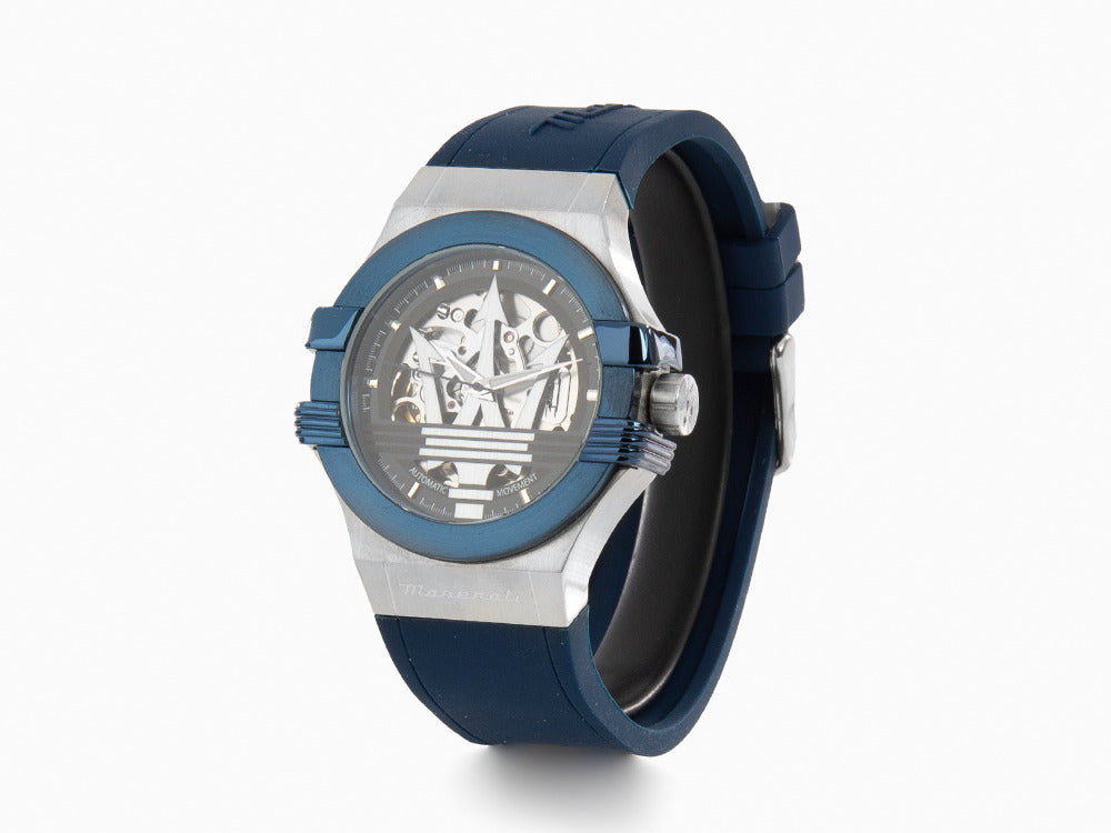 Reloj Automático Maserati Potenza, Azul, 40 mm, Cristal de Zafiro, R8821108035
