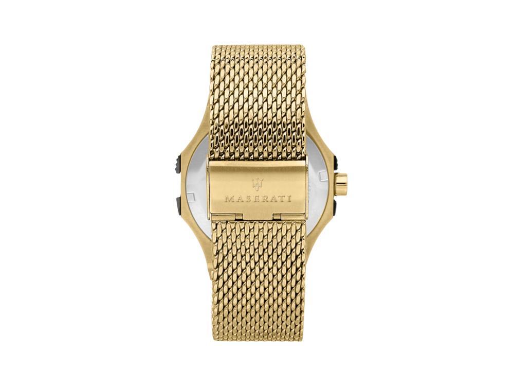 Reloj de Cuarzo Maserati Potenza, Negro, 42 mm, Cristal mineral, R8853108006