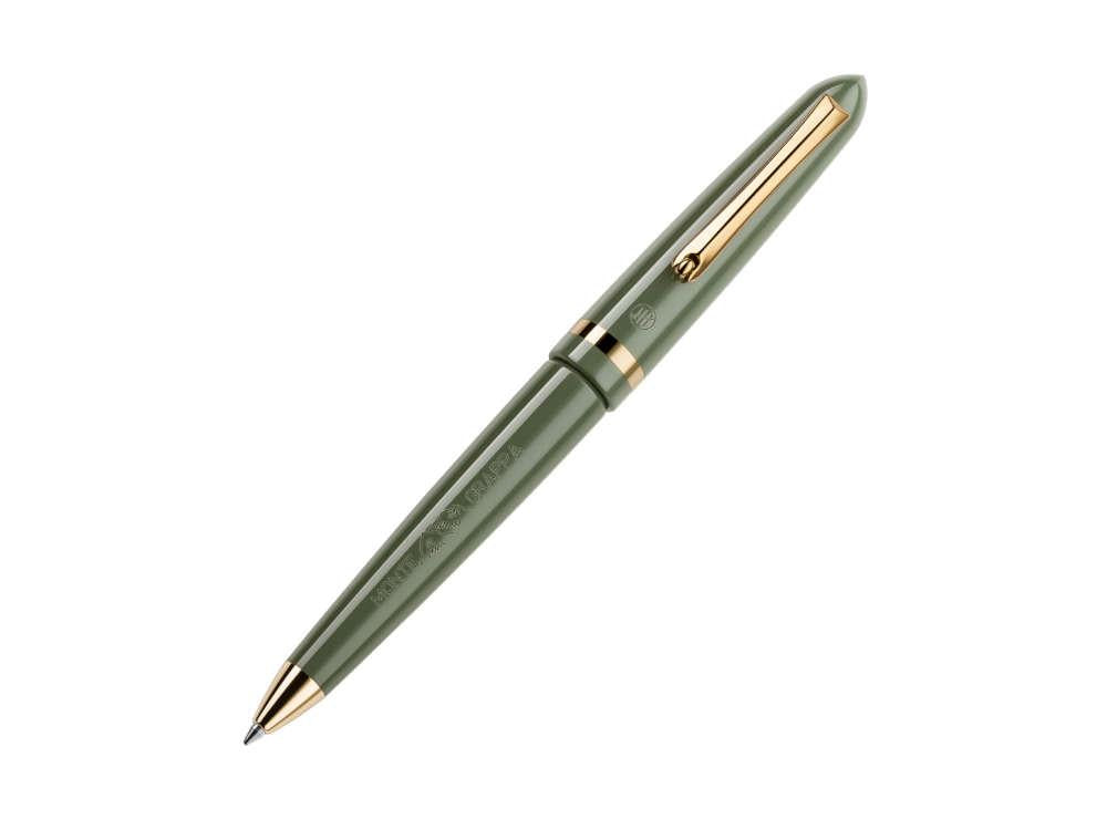 Bolígrafo Montegrappa Venetia Lagoon, Verde, PVD Oro, ISVENBAG-2