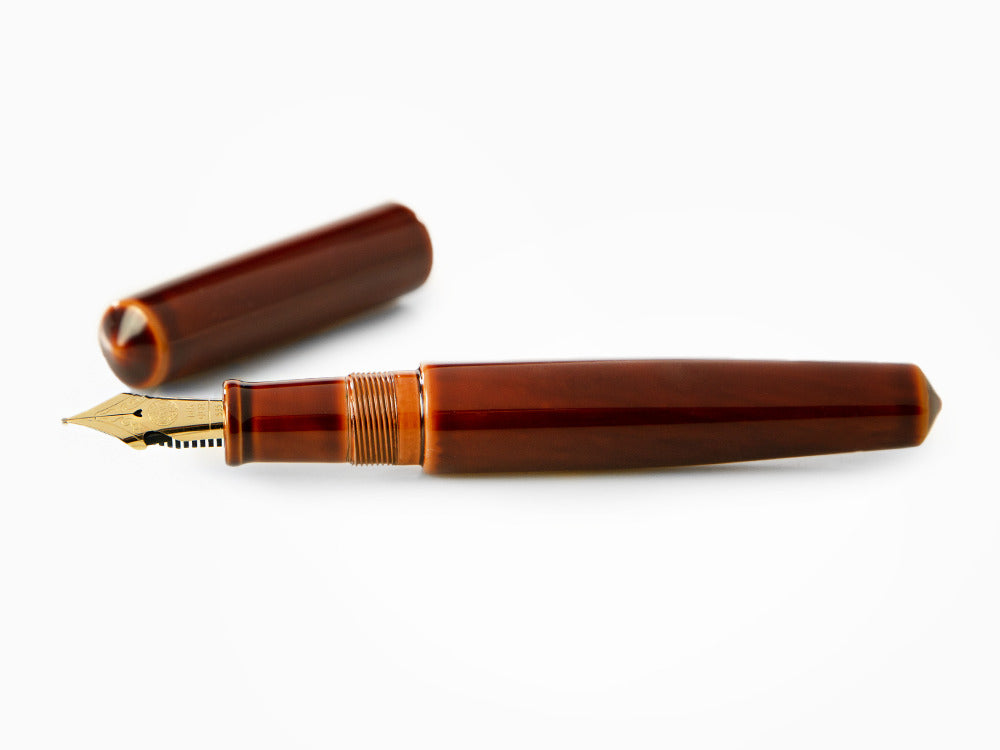 Pluma Estilográfica Nakaya Cigar Piccolo, Toki-Tamenuri, Plumín Elástico