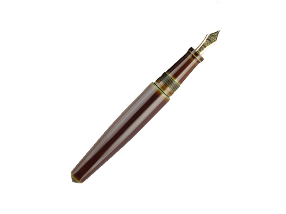Estilográfica Nakaya Dorsal Fin Ver.1 Heki-Tamenuri, Laca Urushi