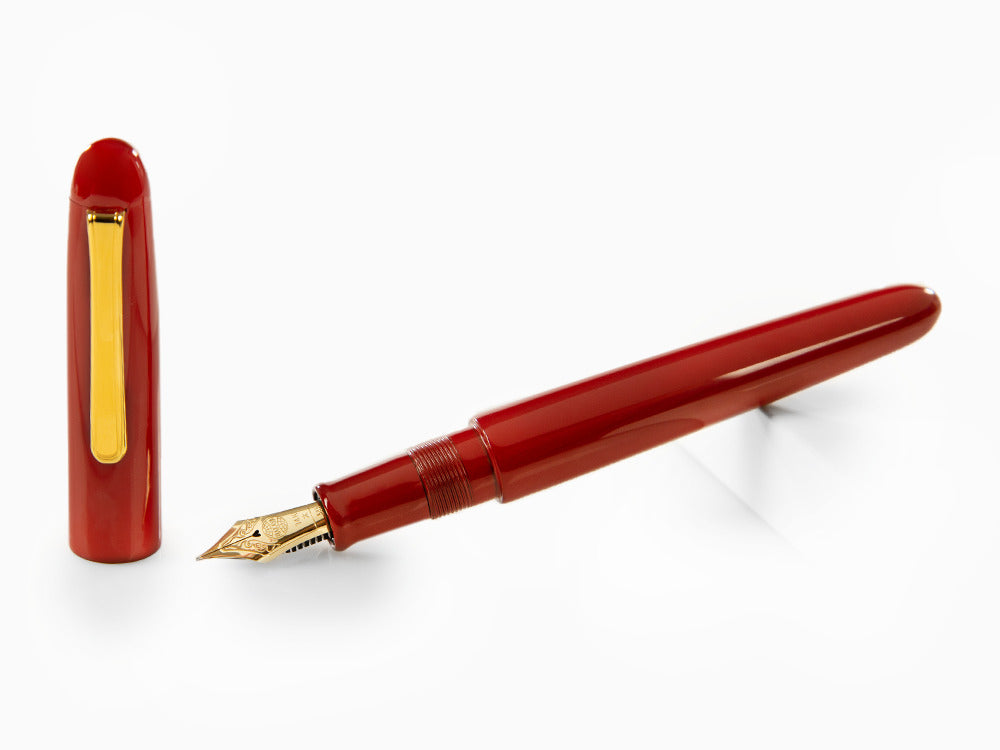 Pluma Estilográfica Nakaya Writer, Shu , Ebonita y laca Urushi