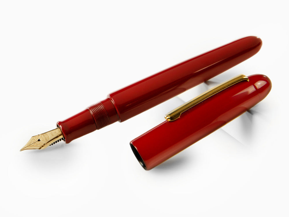 Pluma Estilográfica Nakaya Writer, Shu , Ebonita y laca Urushi