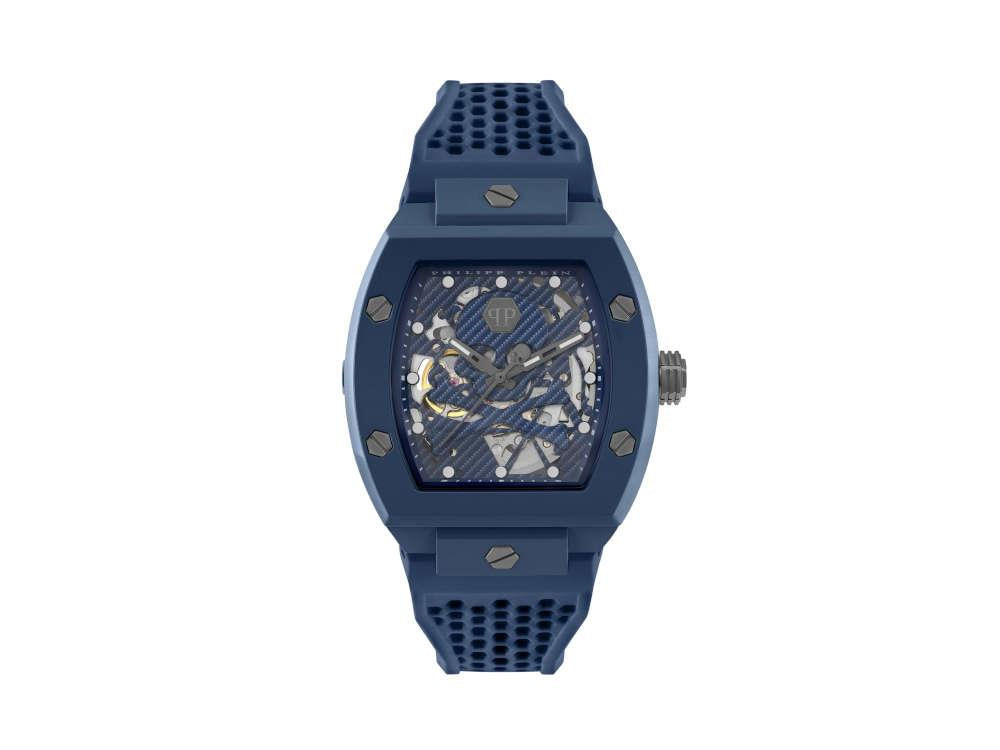 Reloj Automático Philipp Plein The Skeleton Ecoceramic, Azul, 44 mm, PWVBA0323
