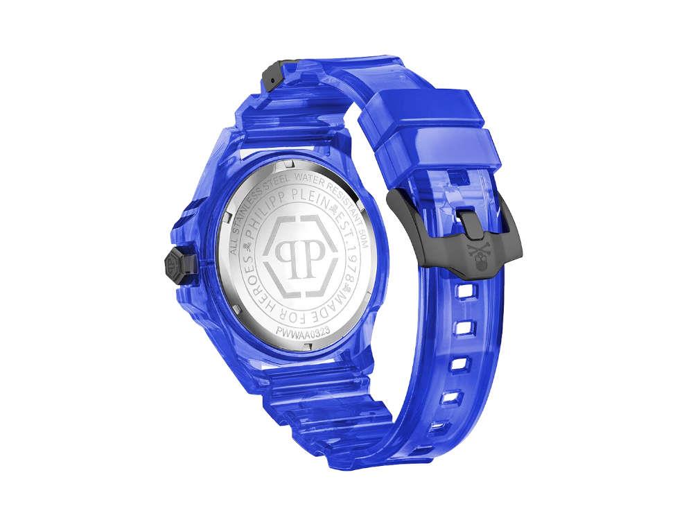 Reloj de Cuarzo Philipp Plein The Skull Synthetic, Negro, 44 mm, PWWAA0323