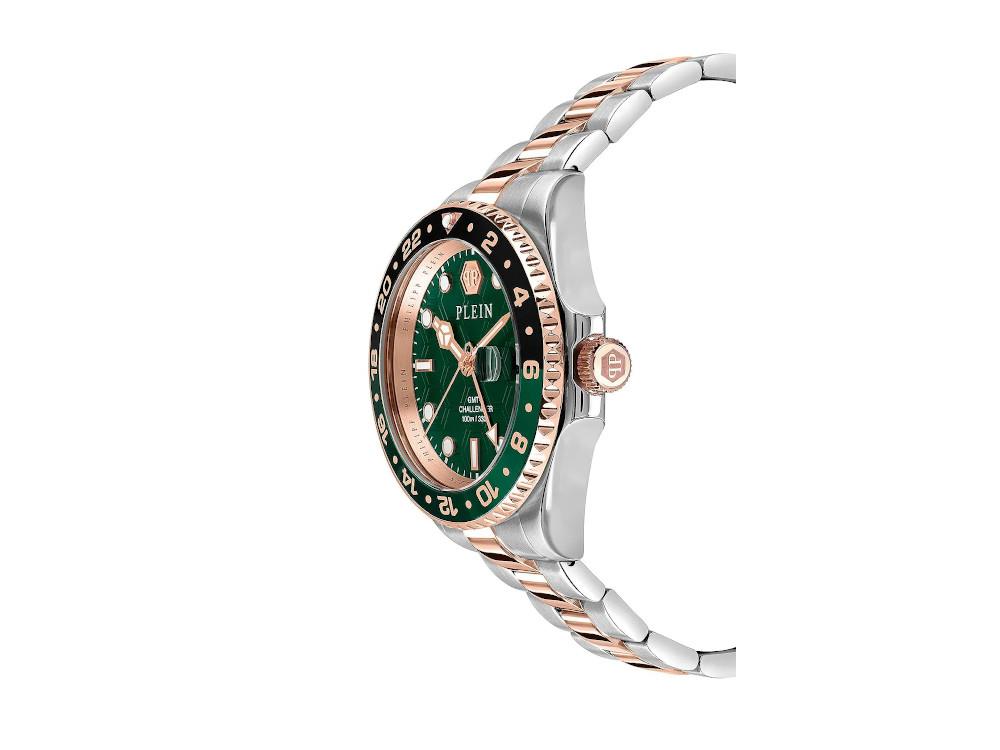 Reloj de Cuarzo Philipp Plein GMT-I Challenger, Verde, 44 mm, PWYBA0623