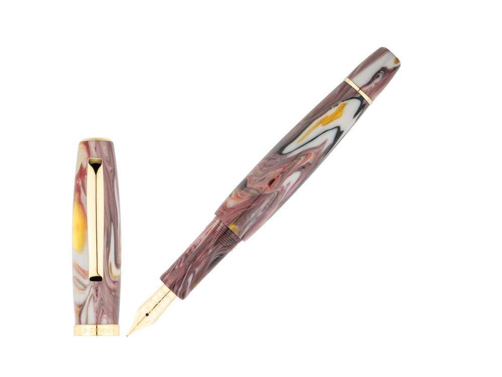 Pluma Scribo La Dotta Orefici, 14K, Edición Limitada, DOTFP12YG1403